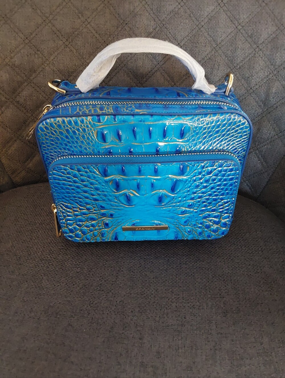 NWT Brahmin Electric Blue Tori Crossbody Bag
